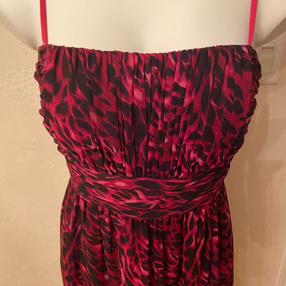 Vintage OC by Oleg Cassini animal print Dress size 8 - Picture 2 of 9